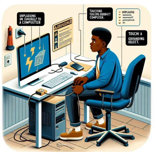 how to ground yourself pc