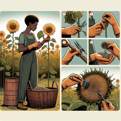 how to harvest sunflower seeds