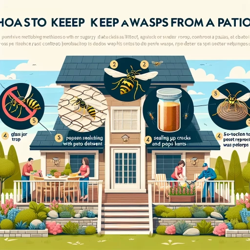 how to keep wasps away from patio