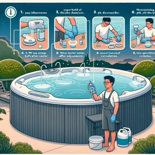 how to lower ph in hot tub