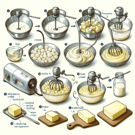 how to make butter from whipping cream