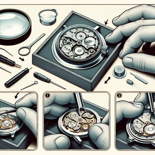 how to open watch back