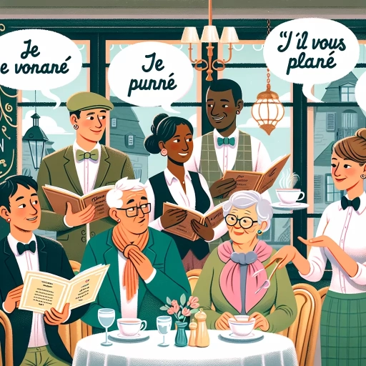 how to order in french