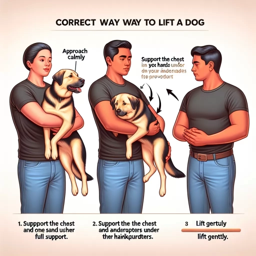 how to pick up a dog