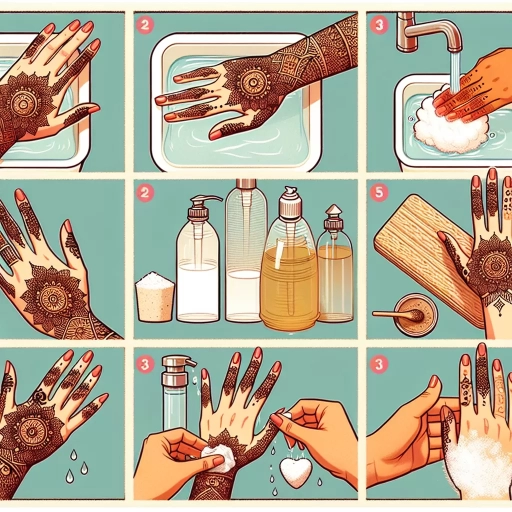 how to remove henna