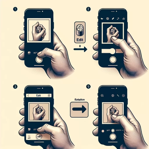 how to rotate a photo on iphone