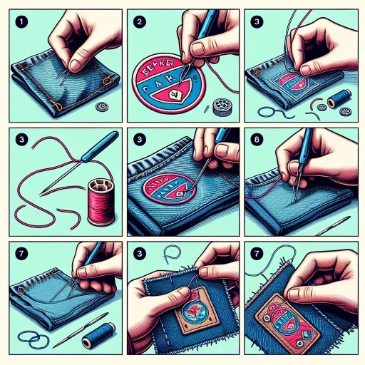 how to sew on a patch