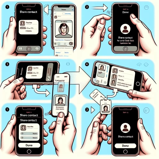 how to share contacts from one iphone to another