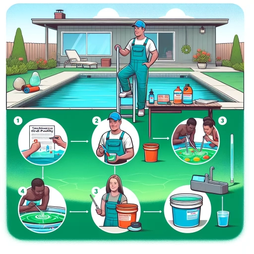 how to shock a pool that is green