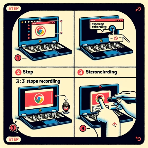 how to stop screen recording on chromebook