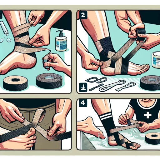 how to tape an ankle for support