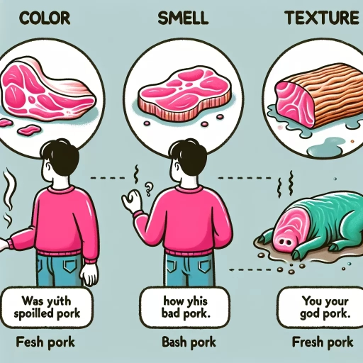 how to tell if pork has gone bad