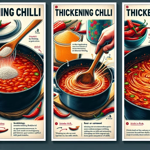 how to thicken chilli