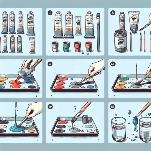 how to thin acrylic paint