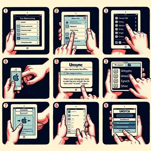 how to unsync ipad from iphone