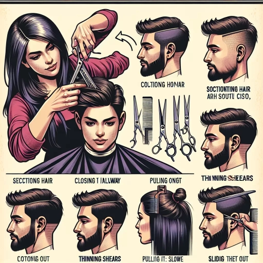 how to use thinning shears