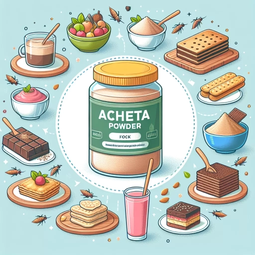 acheta powder in what foods