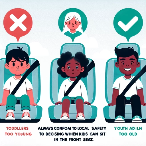 at what age can kids sit in the front seat