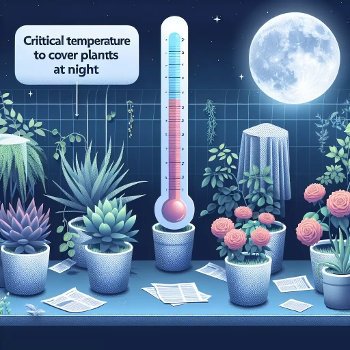 at what temperature should you cover your plants at night