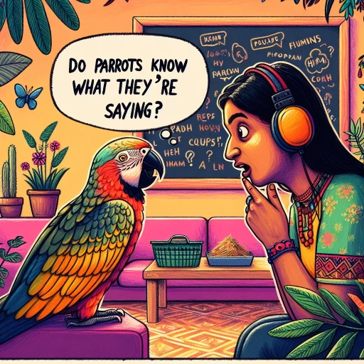 do parrots know what they are saying