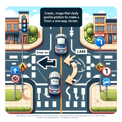 in what position on the roadway must you be before making a left turn from a one-way traffic street?