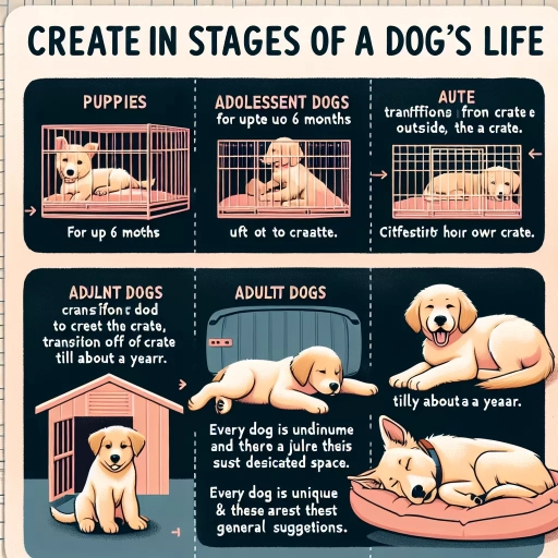 until what age should a dog sleep in a crate