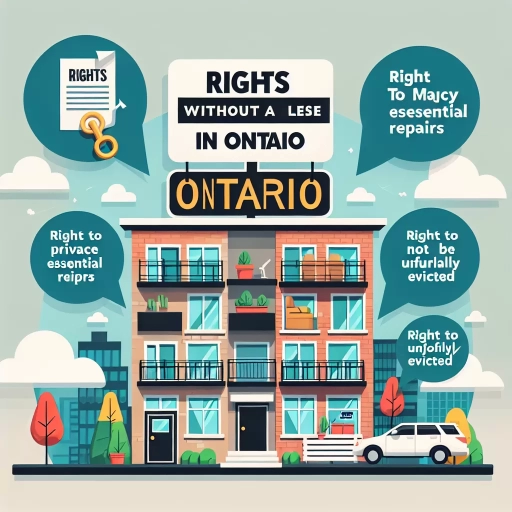 what are my rights as a tenant without a lease ontario