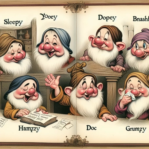 what are the 7 dwarfs names