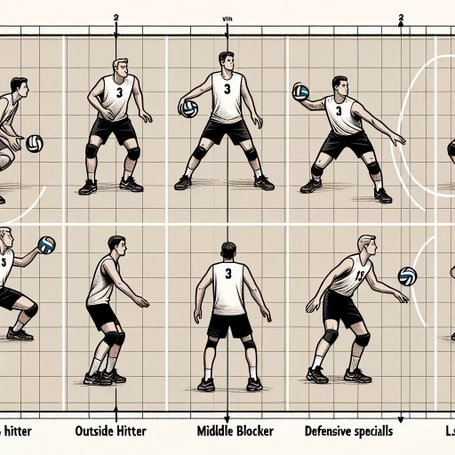 what are the positions in volleyball