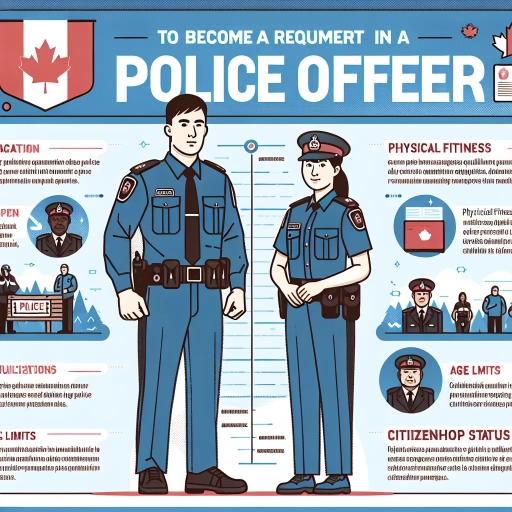 what are the requirements to be a police officer in canada