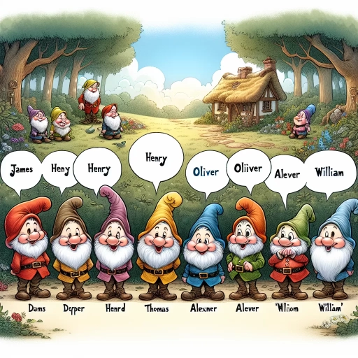 what are the seven dwarfs names