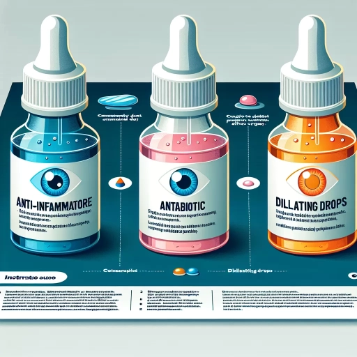 what are the three eye drops used after cataract surgery