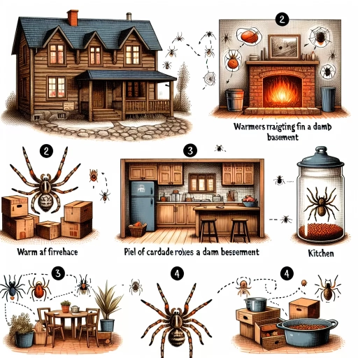 what attracts spiders in the house