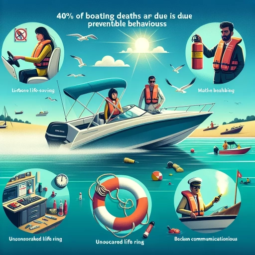 what behaviour is a factor in 40 of boating deaths