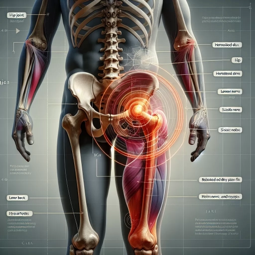 what causes hip pain that radiates down the leg