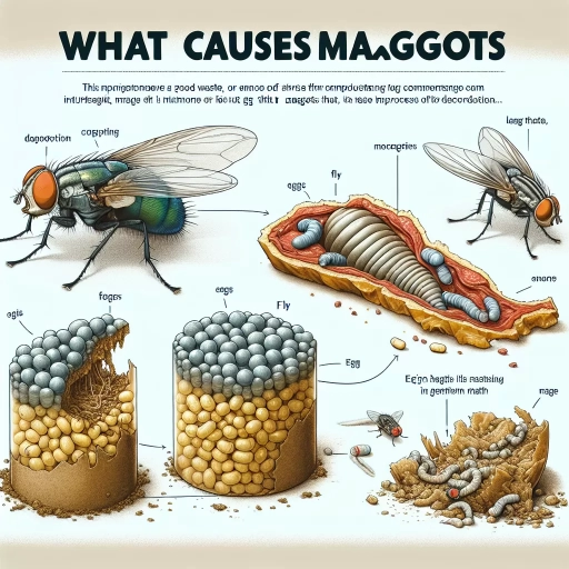 what causes maggots