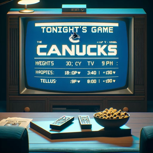 what channel is the canucks game on tonight telus