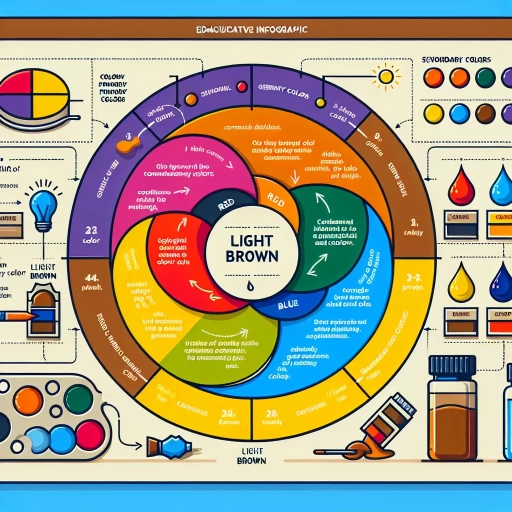 what colors make light brown