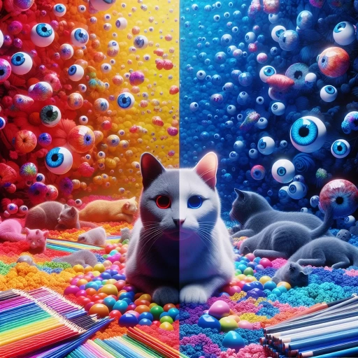 what colours do cats see