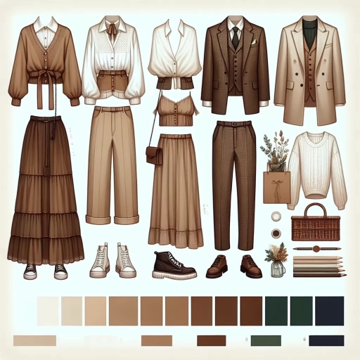 what colours go with brown clothes