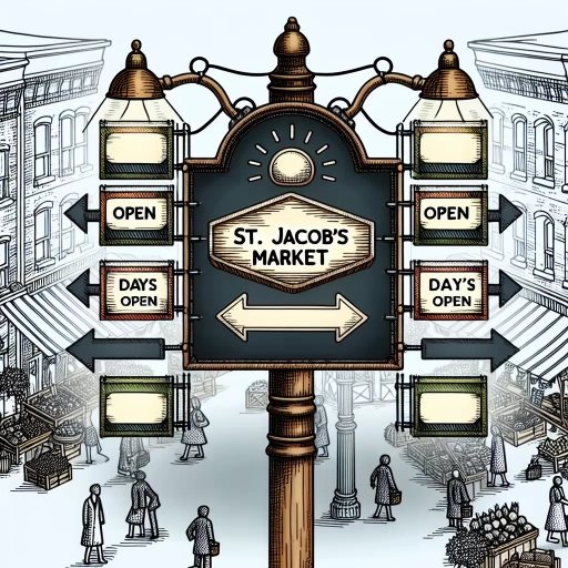 what days of the week is st jacobs market open