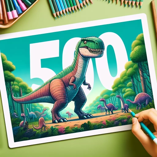 what dinosaur has 500