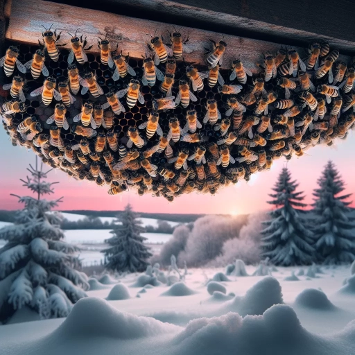 what do bees do in the winter