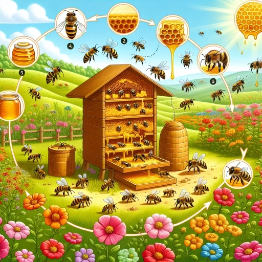 what do bees do with honey