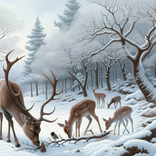 what do deer eat in the winter