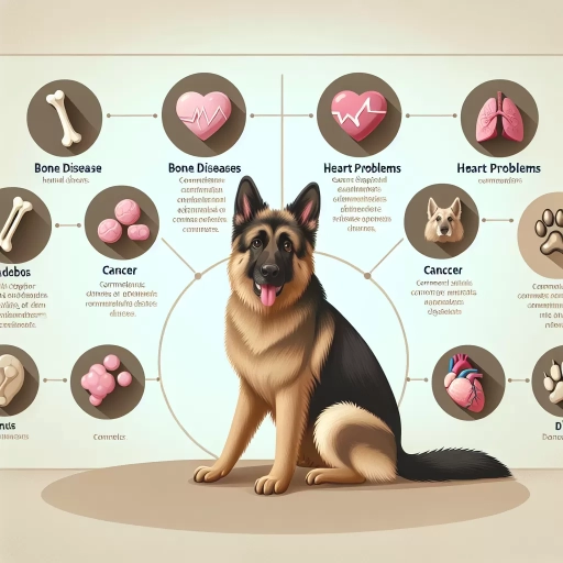 what do german shepherds usually die from