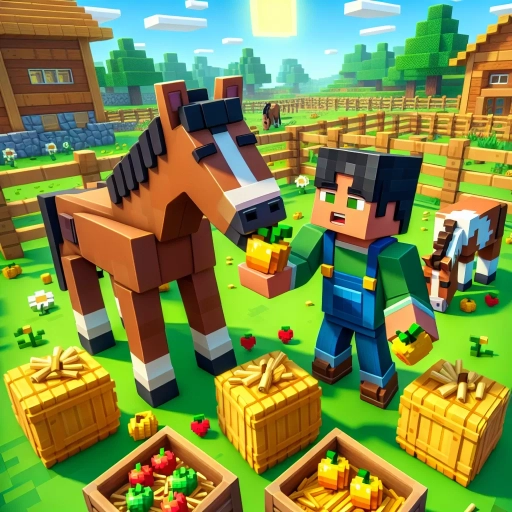 what do horses eat in minecraft