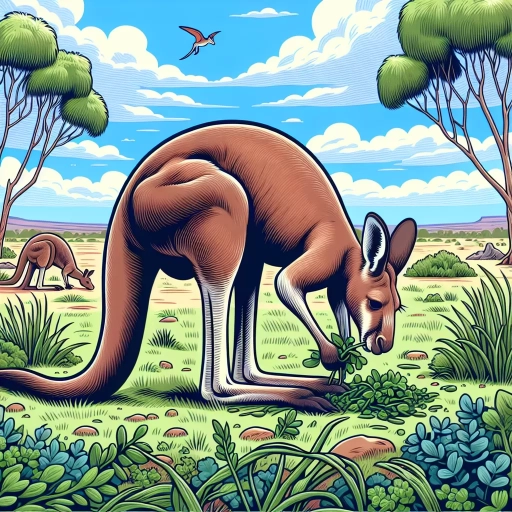 what do kangaroos eat