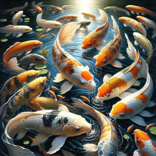 what do koi fish eat