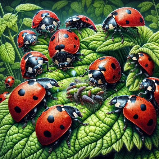 what do ladybugs eat and drink